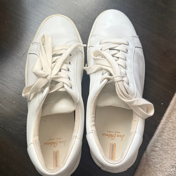 Sam Edelman, white leather sneakers - Picture 6 of 10